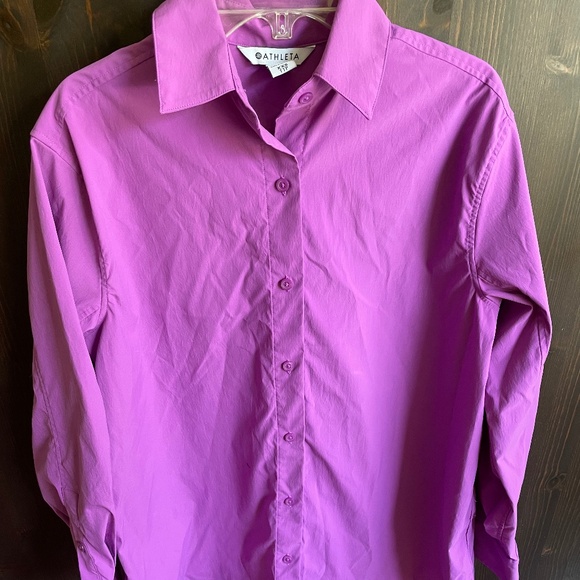 PRICE DROP! Athleta Women's XXS Long Sleeve Button Up Shirt - Picture 2 of 15